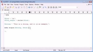 Beginner PHP Tutorial 48 String Functions  String Position Part 1