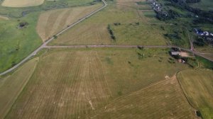 Полет от источника Подзавалово на деревни Бибиково, Муратово, Холх 9 июля 2022