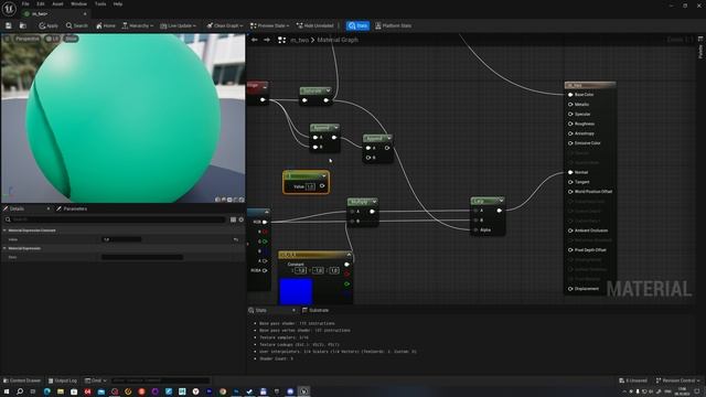 UE 5 - Двусторонние материалы