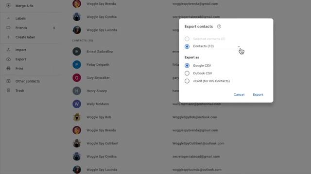 How to export your Gmail contact list смотреть онлайн