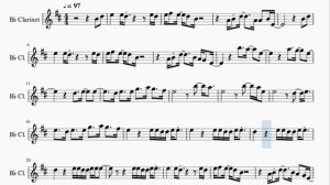 Clarinet Sheet Music: How to play Watermelon Sugar by Harry Styles