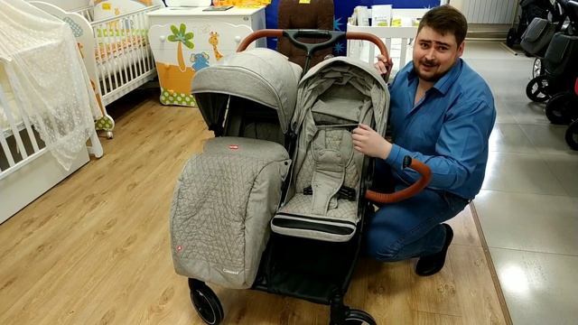 Коляска для двойни "Carrello Connect". Обзор детских товаров. смотреть онлайн