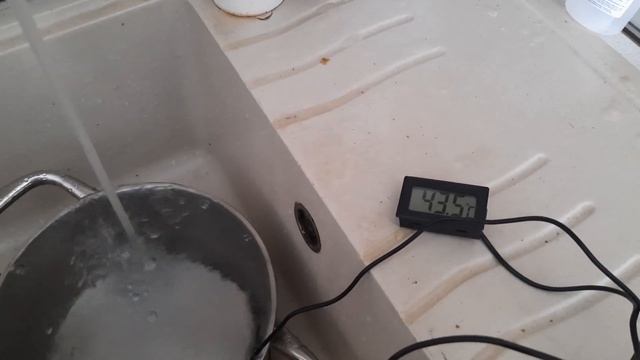 Измерение температуры воды смотреть онлайн