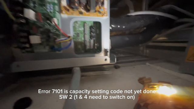 Mitsubishi Electric VRF | Error 7101 | LEV Kit | M Series Capacity setting
