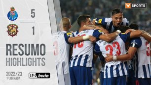Highlights: FC Porto 5-1 Marítimo (Liga 22/23 #1)