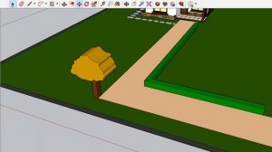 Creating a Village using Sketch Up(Free Trial)