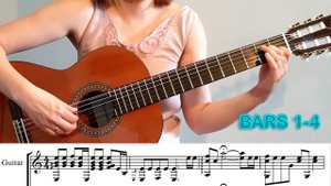 IF YOU GO AWAY Fingerstyle Guitar Tutorial - Ne Me Quitte Pas