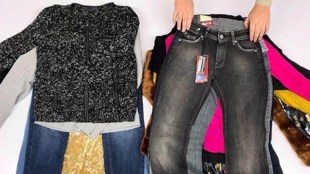 Лот 34236. Жіночий одяг Швейцарія осінь-зима - Extra + Cream. Вага 20кг. Ціна 5,5€\кг.Євроманія опт смотреть онлайн