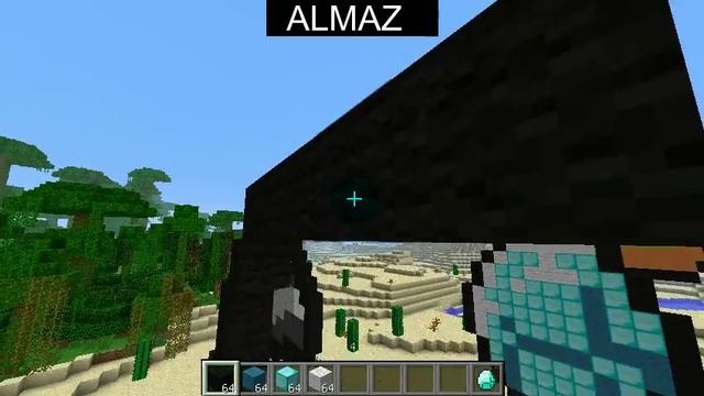 Как построить АЛМАЗ В МАЙНКРАФТЕ? PIXEL-ART1