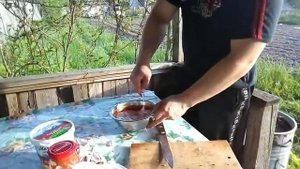 Картошка по-сельски с шашлычными колбасками в казане на костре!!!
