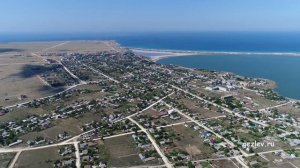 Крым, с. Оленевка, Черноморский район, купить участки, дома, гостиницы, вид с высоты птичьего полет