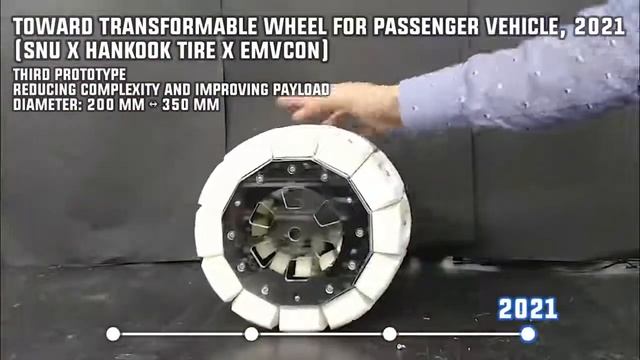 Компания Hankook Tire представила колеса-трансформеры в технике оригами смотреть онлайн