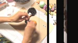 Ежик из семечек