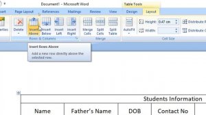 How to Create and Format Table in Microsoft Word | Table in MS Word