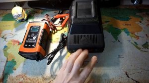 Автоматическое  импульсное зарядное устройство для 12 вольтовых аккумуляторов   распаковка и кратки