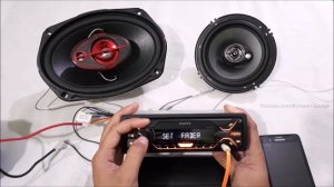 Sony DSX-A110U wiring and sound test