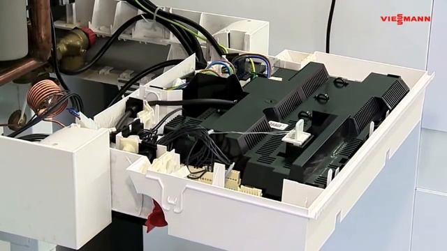 Монтаж и настройка контроллера Viessmann Vitocom 100 LAN франц  язык