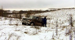 По воду в зимний лес по склонам и буеракам