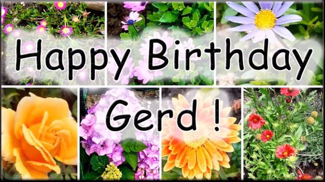 Happy Birthday Gerd! Alles Gute zum Geburtstag! смотреть онлайн