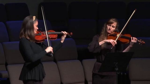 Я нуждаюсь в Тебе, мой Спаситель - скрипичный дуэт Лидия Шкаровская и Яна Комбарова смотреть онлайн