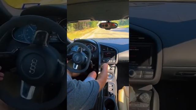 Audi R8 V10 straight piped acceleration - manual. One of my favorite sounding cars.