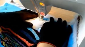 Стёжка блока "зебра"