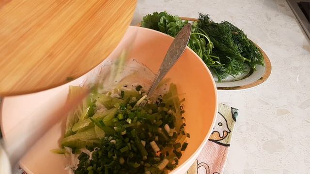 САЛАТ ИЗ РЕДЬКИ С ЧАККОЙ И ЗЕЛЕНЬЮ! RADISH SALAD!