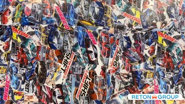 Виниловая плёнка матовая: стикербомбинг 04 Reton Group / винил на авто / пленка для мебели