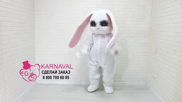 Ростовая кукла белый зайка МИ смотреть онлайн