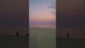 Розовый закат в Аджмане 🌅 ОАЭ 🇦🇪 #путешествие #оаэ #отдых #пляж