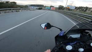 Ride to school - Yamaha YZF R125 POV