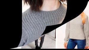 Женский Свитер Английской Резинкой Спицами - 2019 / Women's Sweater English Eraser Knitting