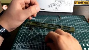 Сборка модели ЗиС БМ-13 "Катюша" Часть 1 масштаб 1:35 "Звезда" сборная модель