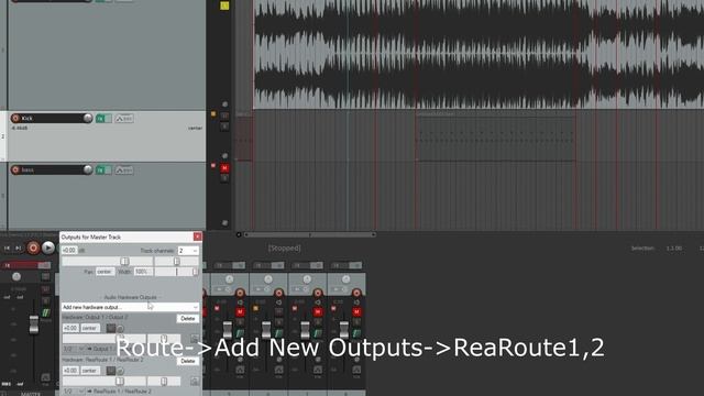 Простой способ направить звук из REAPER в OBS через плагин ReaRoute
