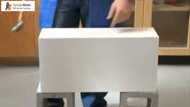 Краш-Тест Газобетонного блока. Вся правда о прочности Газобетона! смотреть онлайн