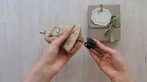 Ключница Совушка (мастер-класс по пошиву ключницы)
