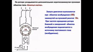 Пуск синхронных двигателей
