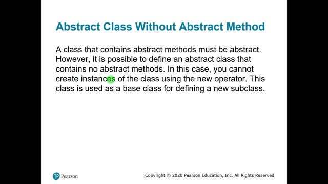 Java Abstract Classes and Methods Details смотреть онлайн