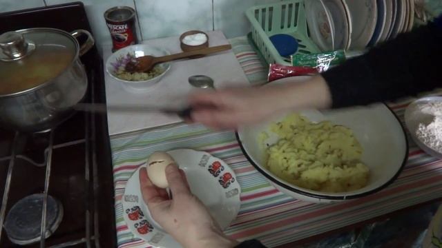 Суп с клецками. Клецки из картофеля!