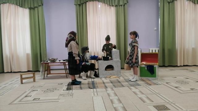 Театральная постановка Сказка про бабку, деда, да про бравого солдата Кондрата