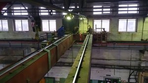 Демонтаж мостового крана г/п 16 тонн.