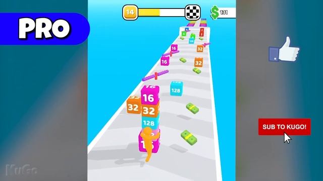 NOOB vs PRO vs HACKER - Cube Run 2048
