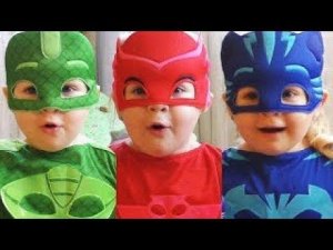 Pj masks Learn Colors with JOHNY JOHNY Yes Papa Song Nursery Rhymes for Children Toddlers Babies