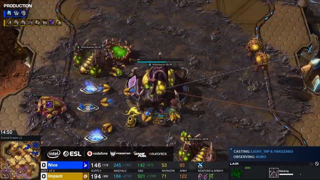 Nice vs Impact - PvZ | IEM Katowice 2020 - Korea Server Open Qualifier #2 | StarCraft 2 смотреть онлайн
