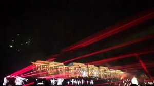 Закрытие фонтанов в Петергофе. Финальный салют.