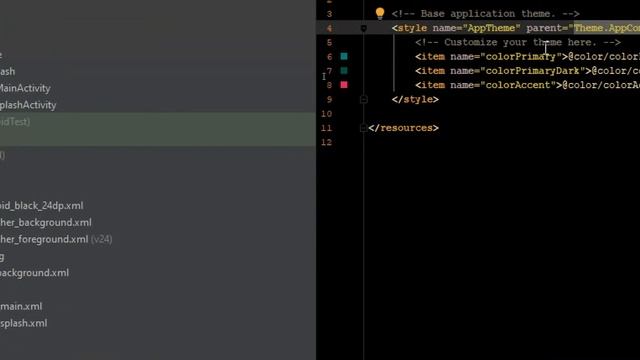 Splash Screen With hide Action bar and Status bar Android statusbar