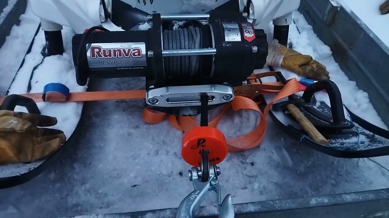 Лебедка для снегохода смотреть онлайн