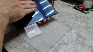 SAMSUNG T705 Переклейка стекла на OCA/ ФИНАЛ. Ч.2