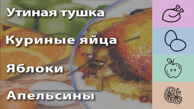 Карточка блюда Фаршированная утка в духовке смотреть онлайн