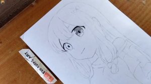 cara menggambar anime loli - izumi sagiri | how to draw anime girl